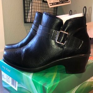 Leather boots.  Never worn.  In box.